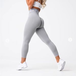 NVGTN Light Grey Sport Seamless Leggings